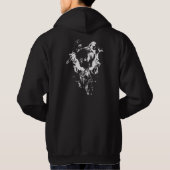 オリジナル美術#3白黒 パーカ (裏面)