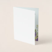 オリジナル聖書の詩句 フラワー グリーティング カード (正面)