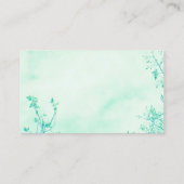 オリジナル自然フォトアート名刺テンプレート 名刺 (裏面)