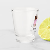 オリジナル花嫁カスタム名ギフト ショットグラス (左)