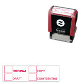 オリジナル荷車を引くコピー社外秘4-in-one red セルフインキングスタンプ (インサイチュ)