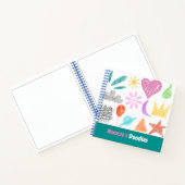 オリジナル落書きとスケッチブック ノート (内部)