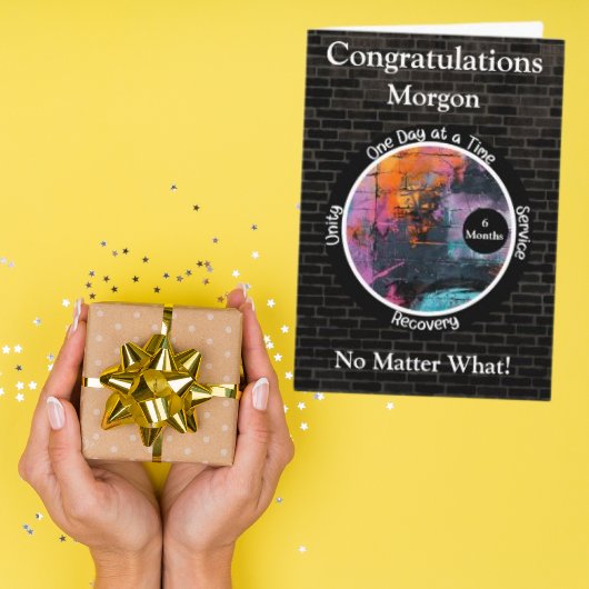 オリジナル落書き 清潔さの節目 カード