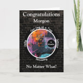 オリジナル落書き 清潔さの節目 カード (正面)