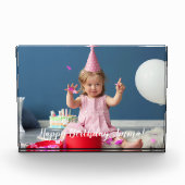 オリジナル記念品 カスタム写真を作成 フォトブロック (正面)