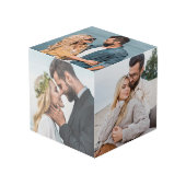 オリジナル記念品 新婚夫婦 フォト フォトキューブ (正面アングル)