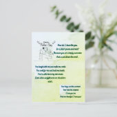 オリジナル詩を書く母の日 ポストカード (スタンド正面)