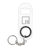 オリジナル誕生日カスタムアイデアを作成する キーホルダー栓抜き (正面)