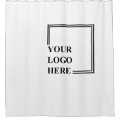 オリジナル誕生日カスタムアイデアを作成する シャワーカーテン (正面)