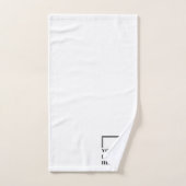 オリジナル誕生日カスタムアイデアを作成する バスタオルセット (ハンドタオル)