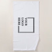 オリジナル誕生日カスタムアイデアを作成する ビーチタオル (正面)