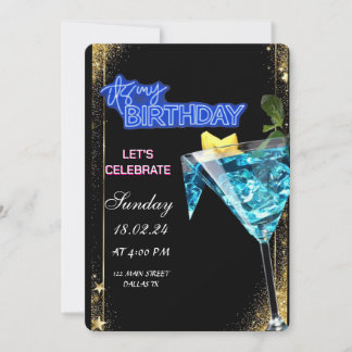 オリジナル誕生日カード 招待状