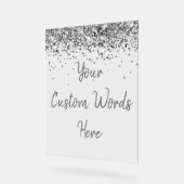 オリジナル誕生日パーティー あなたのテキストはこちら アクリルサイン (傾斜)