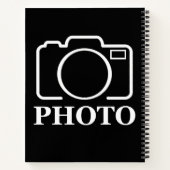 オリジナル誕生日プレゼントのアイデア 写真をアップロード ノートブック (裏面)