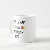 オリジナル誕生日マグカップ、コーヒーマグカップ コーヒーマグカップ (正面左)