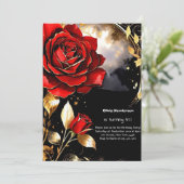 オリジナル誕生日招待状 招待状 (スタンド正面)