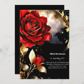 オリジナル誕生日招待状 招待状 (正面/裏面)