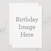 フラット招待状, サイズ: 12.7cm x 17.8cm, ペーパー: シグネチャーマット, 封筒: ホワイト (正面/裏面)