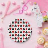 オリジナル遊ズのカードDiamond Clubハートスペード ペーパープレート (パーティー)