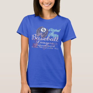 オリジナル選手の野球女子チーム Tシャツ