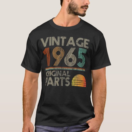 オリジナル部品誕生日1965 57Th Tシャツ (正面)
