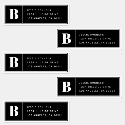 オリジナル防水ラベル | 住所または情報 ラベル (グループ)