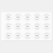 オリジナル防水ロゴシール ラベル (シート)