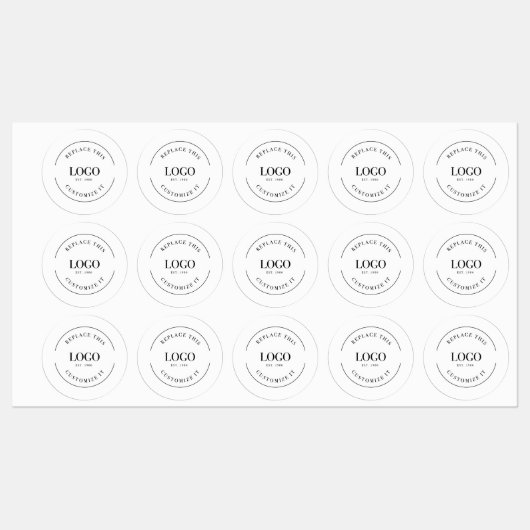 オリジナル防水ロゴシール ラベル (シート)