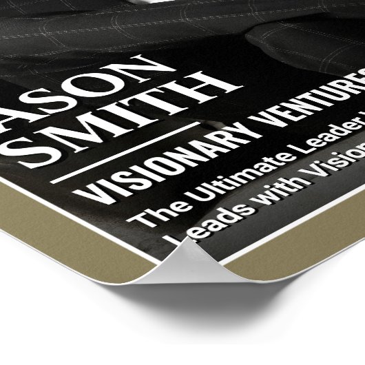 オリジナル雑誌の表紙、上司へのギフト、最高の上司 ポスター (角)