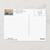 オリジナル静止写真のヴィンテージ構成バッグ ポストカード (裏面)