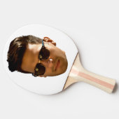 オリジナル顔カットアウト独身最後のパーティー誕生日 卓球ラケット (横)