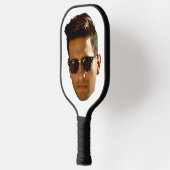 オリジナル顔カットアウト独身最後の夜会 誕生日 ピックルボールラケット (左)