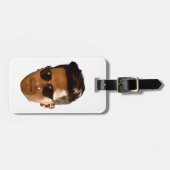 オリジナル顔カットアウト独身最後の夜会 誕生日 ラゲッジタグ (正面横)