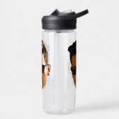 オリジナル顔カットアウト独身最後の夜 生日 ウォーターボトル (左面)