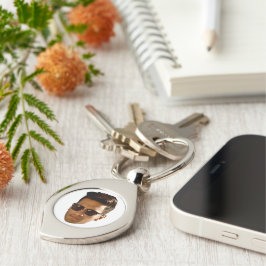 オリジナル顔カットアウト独身最後の夜 生日 キーホルダー