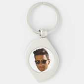 オリジナル顔カットアウト独身最後の夜 生日 キーホルダー (正面)