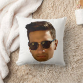 オリジナル顔カットアウト独身最後の夜 生日 クッション (ブランケット)