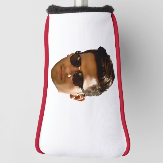 オリジナル顔カットアウト独身最後の夜 生日 ゴルフヘッドカバー (回転90)