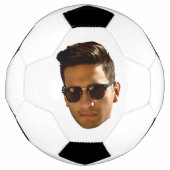 オリジナル顔カットアウト独身最後の夜 生日 サッカーボール (正面)