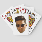 オリジナル顔カットアウト独身最後の夜 生日 トランプ (裏面)