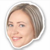 オリジナル顔ステッカー, パーソナライズステッカー, 顔 シール (正面)