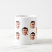 オリジナル顔写真入りマグカップ コーヒーマグカップ (中央)
