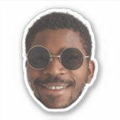 オリジナル顔 カスタム誕生日パーティーの景品 シール (正面)