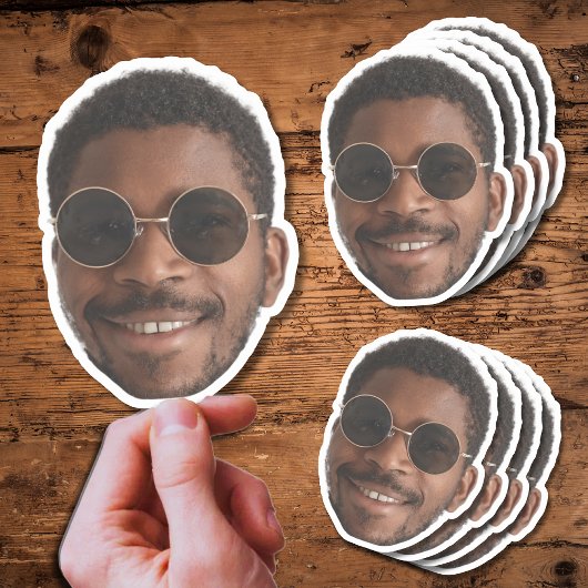 オリジナル顔 カスタム誕生日パーティー景品 シール