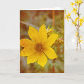 オリジナル黄花 カード (黄色い花)