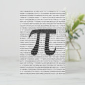 オリジナル黒数値pi日の数学記号 (スタンド正面)