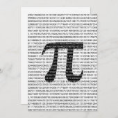 オリジナル黒数値pi日の数学記号 (正面/裏面)