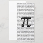 オリジナル黒数値pi日の数学記号 (正面/裏面)