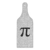 オリジナル黒数値pi日の数学記号 カッティングボード (正面)