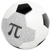 オリジナル黒数値pi日の数学記号 サッカーボール (3/4)